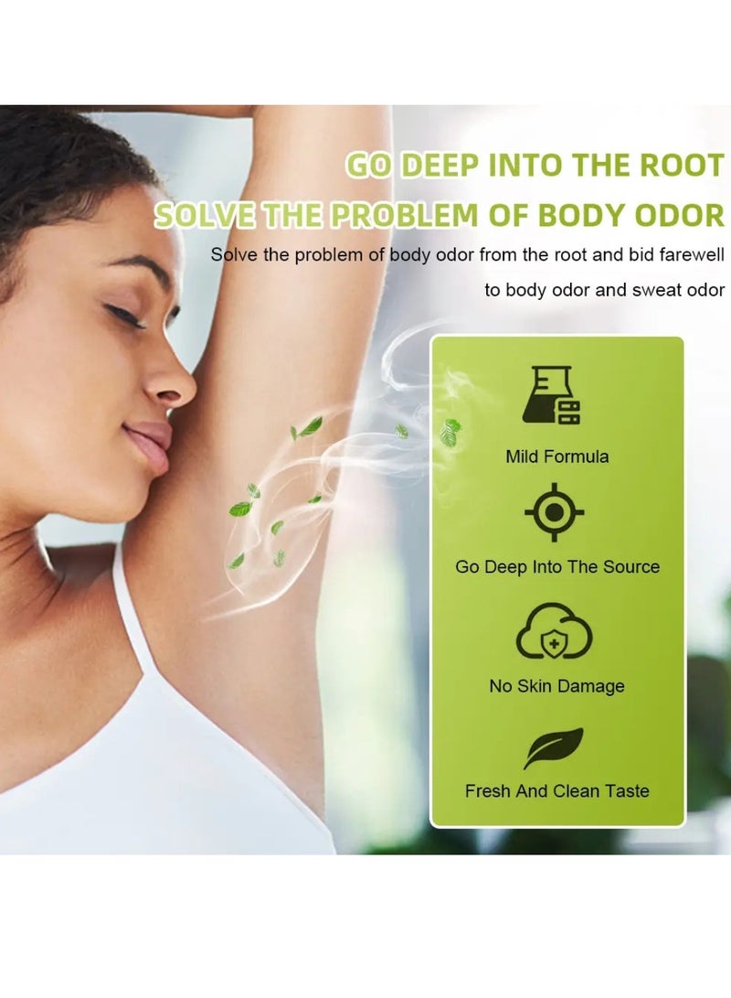 Sumifun Body Odour Removal Cream Underarm Care Odor Cream Armpit Odor Cream Body Odour Remover Cream Herbal Body Odor Remover Underarm Sweat Deodorant Body Odour Removal Balm 10g - Image 5