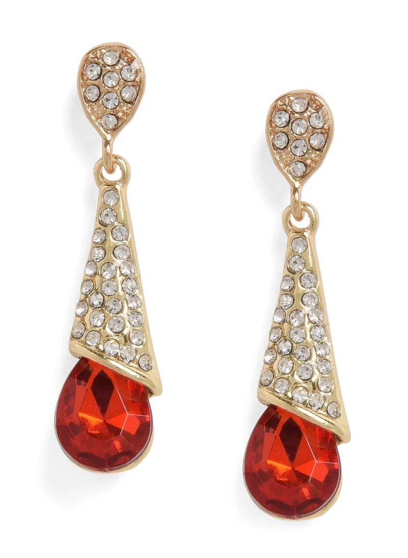 SOHI Contemporary Drop Earrings