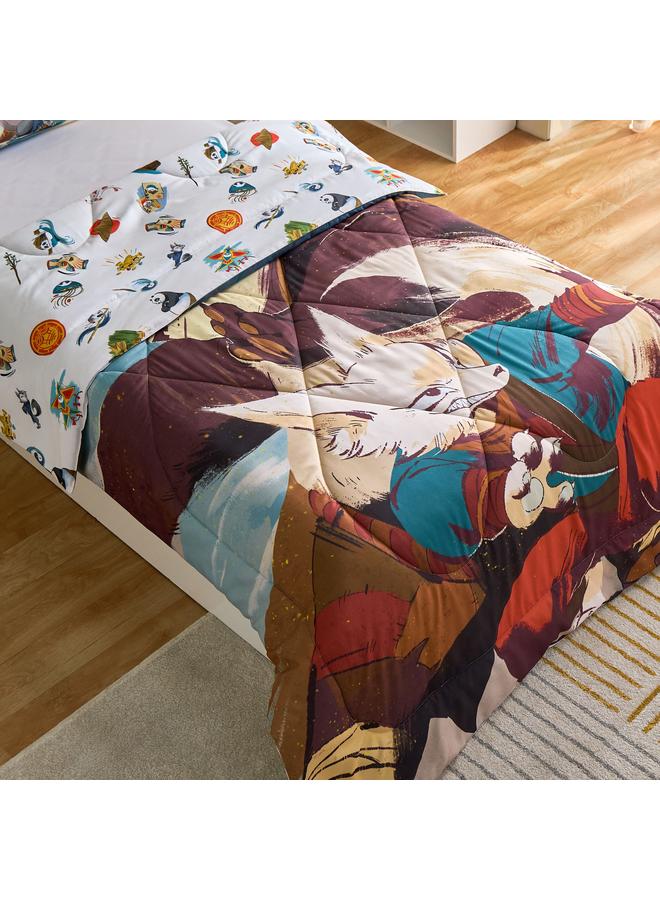 Home Box Kung Fu Panda 2-Piece Single Comforter Set - 135x220 cm  - Image 5