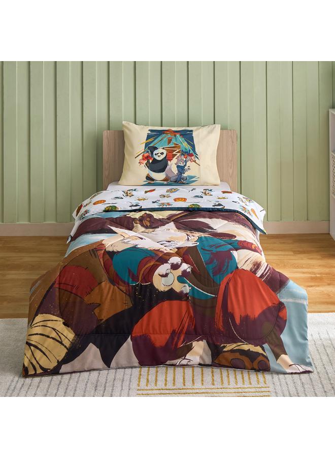 Home Box Kung Fu Panda 2-Piece Single Comforter Set - 135x220 cm  - Image 2