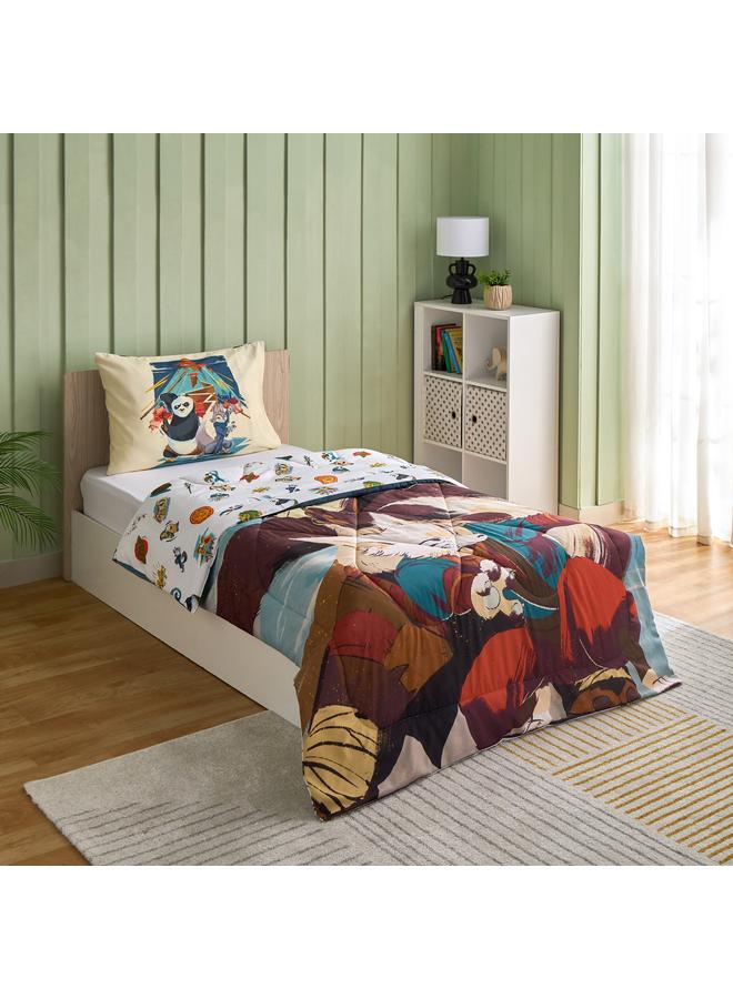 Home Box Kung Fu Panda 2-Piece Single Comforter Set - 135x220 cm  - Image 1