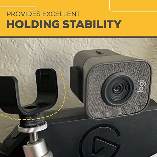 splash n color SPLASHNCOLOR Streamcam Tripod Mount Compatible for Logitech | Web Cam Cover&Web Camera Stand | Webcam Accessory for PC Zoom/Video Calling/Gaming/Laptop/Conferencing - Image 5