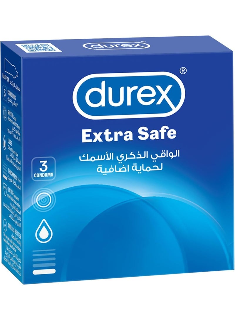 Durex Extra Safe Condom 3s