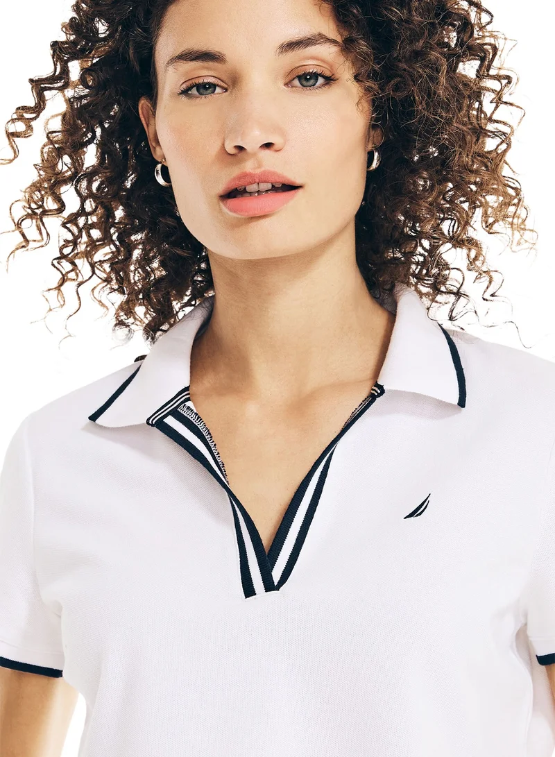 NAUTICA Basic Regular Fit Premium Cotton Logo Polo Shirt