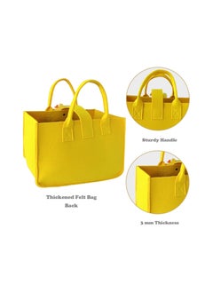 Gonice Gift Bags 11.8x7.8x7 Inch Reusable Lightweight Foldable Big Gift Bag Storage Creative Felt Gift bags for Kids Birthday Gift Woman Stylish Shopping Party Travel Bag  - Image 3