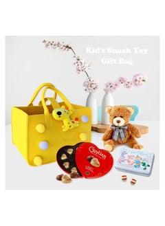 Gonice Gift Bags 11.8x7.8x7 Inch Reusable Lightweight Foldable Big Gift Bag Storage Creative Felt Gift bags for Kids Birthday Gift Woman Stylish Shopping Party Travel Bag  - Image 5