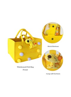 Gonice Gift Bags 11.8x7.8x7 Inch Reusable Lightweight Foldable Big Gift Bag Storage Creative Felt Gift bags for Kids Birthday Gift Woman Stylish Shopping Party Travel Bag  - Image 2