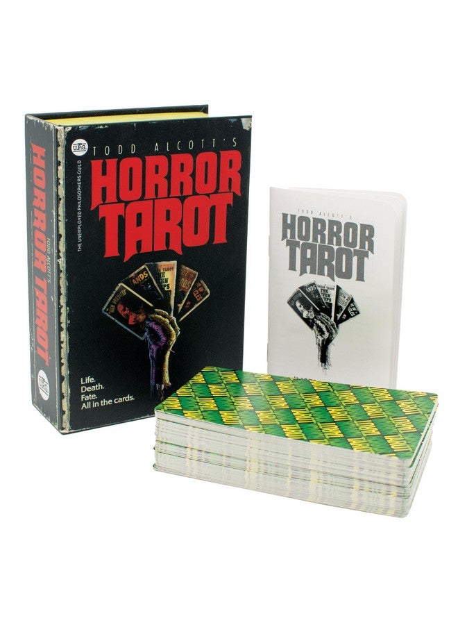 ذي أن إمبلويد فيلوسوفرز جيلد مجموعة بطاقات Tarot Horror من Todd Alcott - مجموعة تحتوي على رسوم توضيحية مستوحاة من الأدب المروع وثقافة البوب المخيفة - مجموعة تحتوي على 78 بطاقة - Image 1