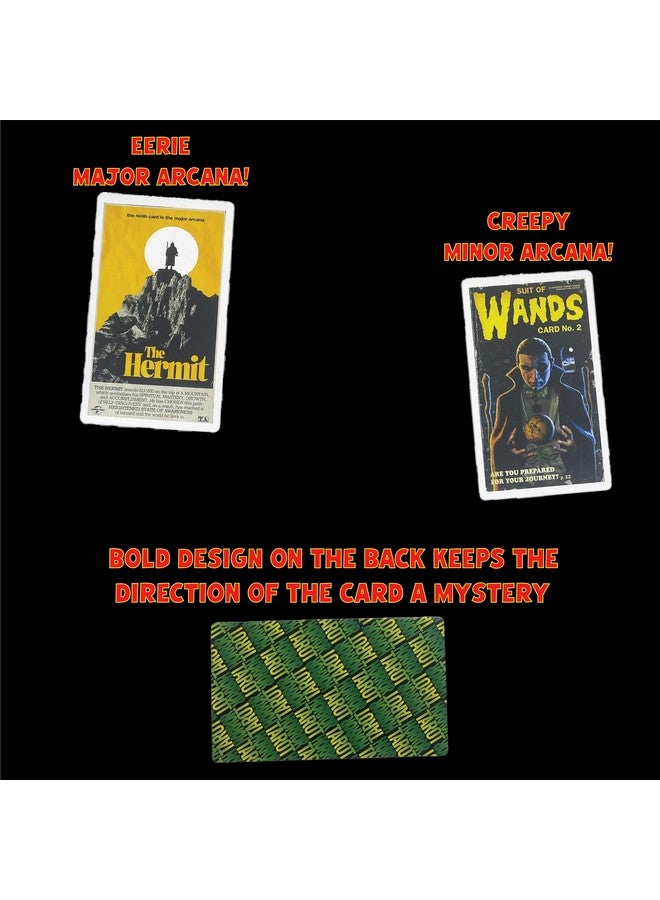 ذي أن إمبلويد فيلوسوفرز جيلد مجموعة بطاقات Tarot Horror من Todd Alcott - مجموعة تحتوي على رسوم توضيحية مستوحاة من الأدب المروع وثقافة البوب المخيفة - مجموعة تحتوي على 78 بطاقة - Image 4