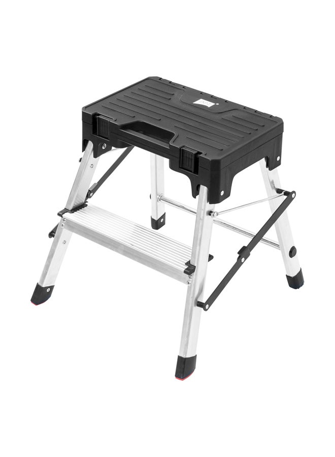 DPT صندوق أدوات مع سلم، فضي*أسود، حجم 43.3*42.4 سم - Image 3
