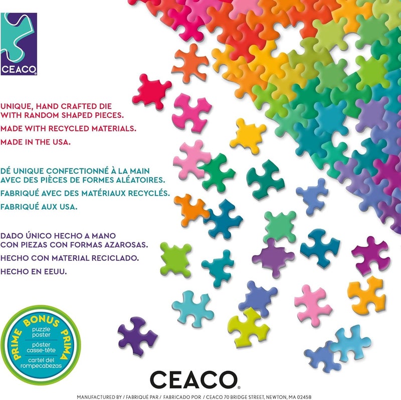 Ceaco - Happy Camper - Mountain Camper - Oversized 300 Piece Jigsaw Puzzle, 19 x 19 - Image 4