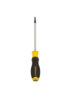 Stanley STANLEY STMT60845-8 Cushion Grip Torx ScrewdriverT15X100 mm Black and Yellow  - Image 1
