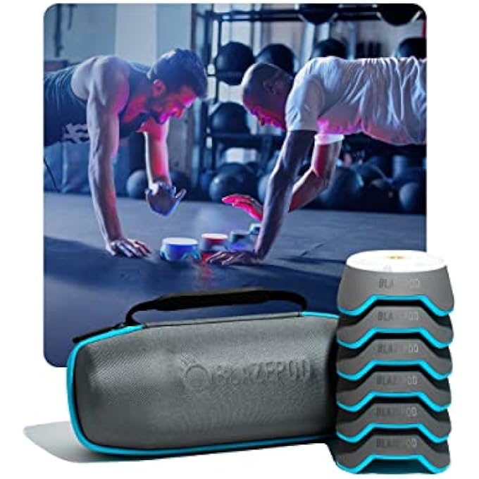 rayihni Flash Reflex And Reaction Training Led Light Pods To Improve Reaction Time, Fitness, Speed And Agility - For Coaches, Gyms, Sports Facilities And Individual Athlete Workouts Black - Image 1