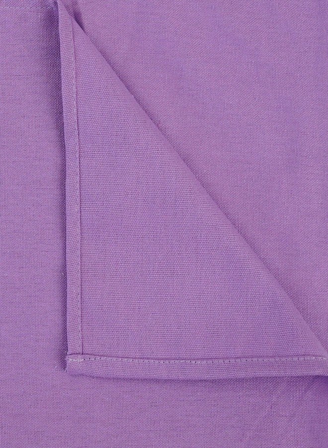 INFEI Solid Color Cotton Blended Dinner Cloth Napkins - Set of 12 (17 x 17 inches) - for Wedding Parties Events & Home Use (Lavender) - Image 5