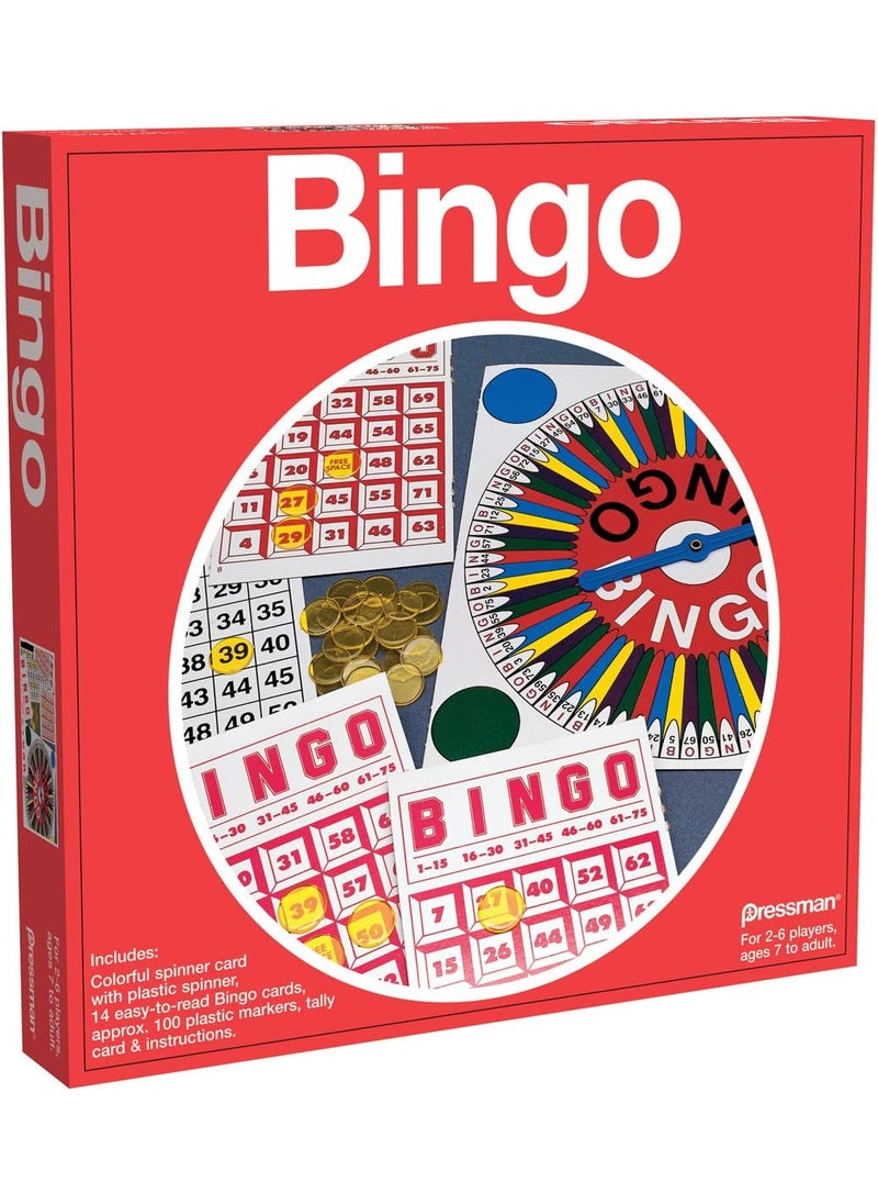 Pressman Pressman Toy Bingo in Red Box  5  - Image 1
