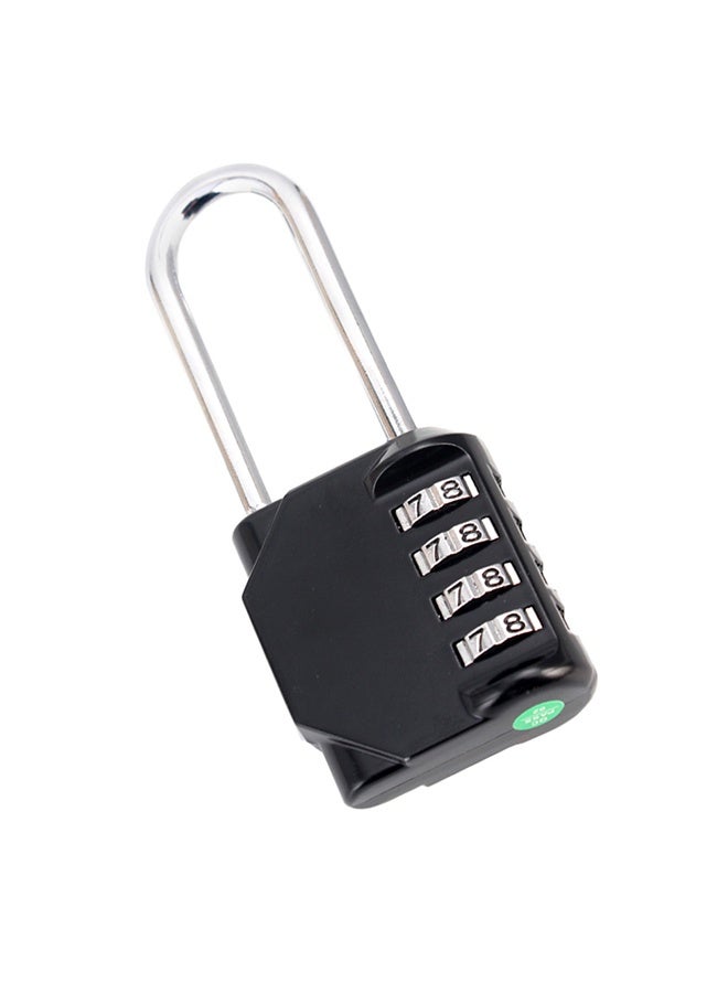 Four-digit combination padlock with long shackle 2.5inch - Image 2