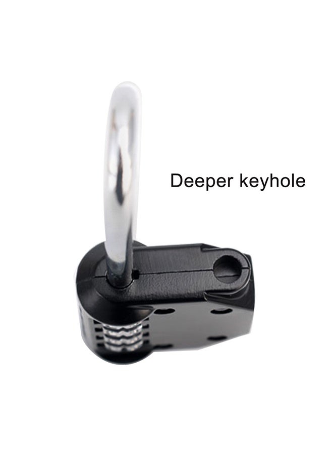 Four-digit combination padlock with long shackle 2.5inch - Image 4