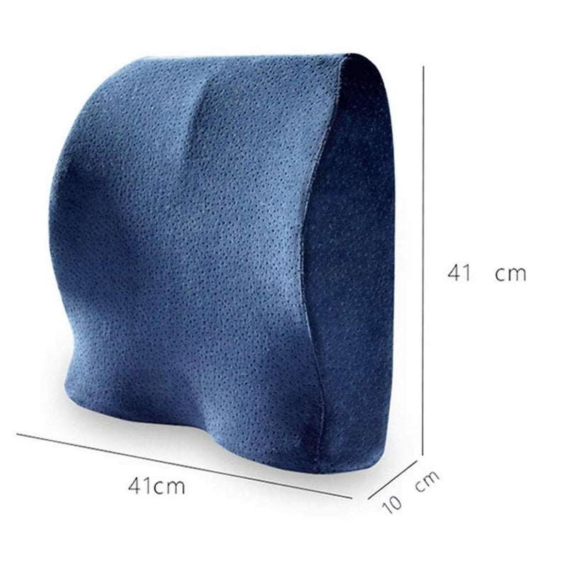 Memory Foam Lumbar Support Pillow For Office Chair And Car Seat - Image 3