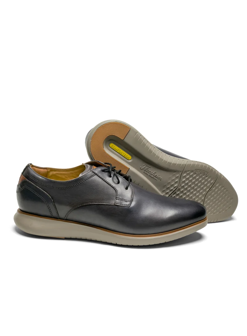 Florsheim Florsheim Genuine Leather Lace Up Formal Casual Office Party Work Occasion Wedding Round Toe Shoes with Low Heel Fuel Technology Grey colour