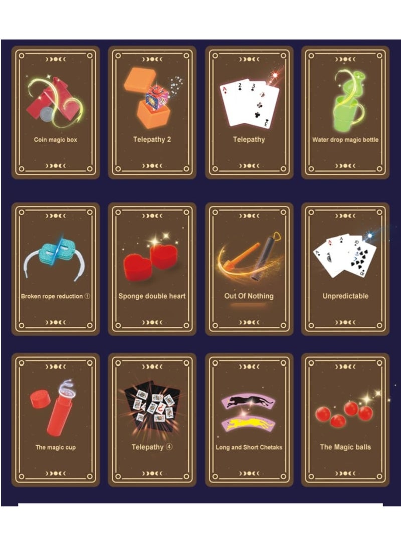 ZedPlay 14-in-1 Magic Tricks Kit for Kids & Beginners Educational Magician Set with 14 Different Props & Instruction Best Birthday, Christmas & Halloween Gift for Boys & Girls - Image 5