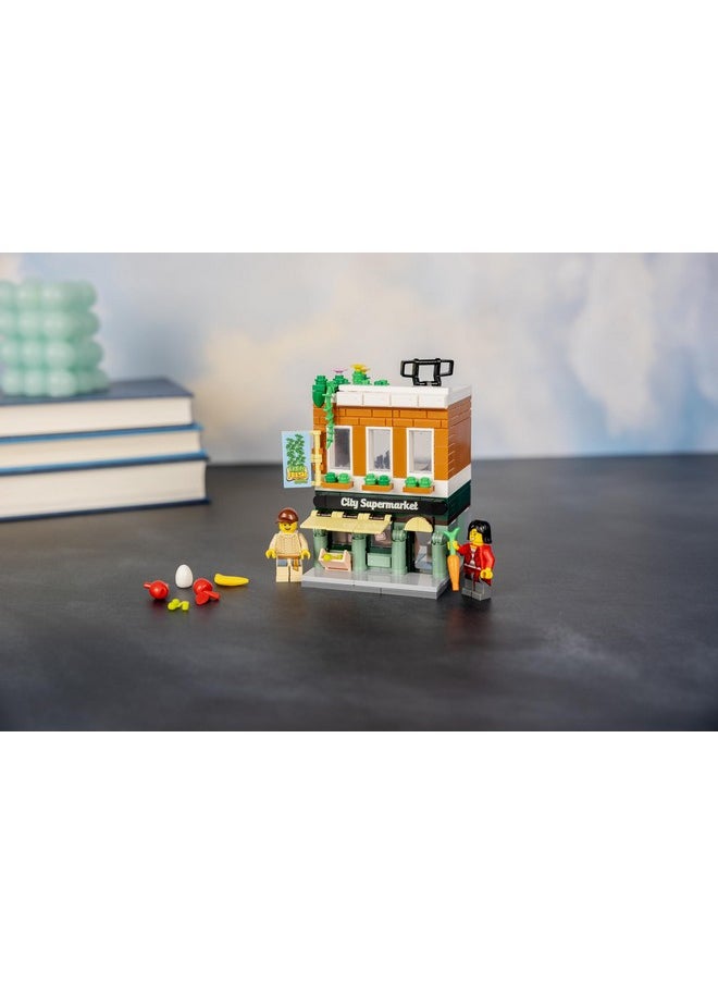 Brick Loot Brick Loot Mini City Street Toy Building Set - 253 -Piece Storefront Block Kit for Kids & Adults - Compatible with Lego & Other Major Brands - Creative Architecture Play Gift  - Image 4