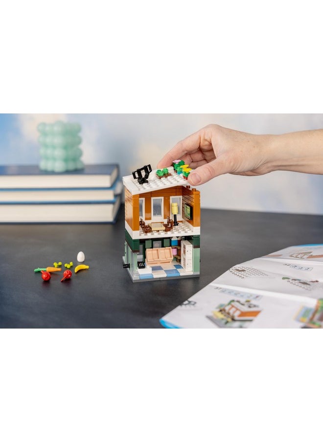 Brick Loot Brick Loot Mini City Street Toy Building Set - 253 -Piece Storefront Block Kit for Kids & Adults - Compatible with Lego & Other Major Brands - Creative Architecture Play Gift  - Image 5