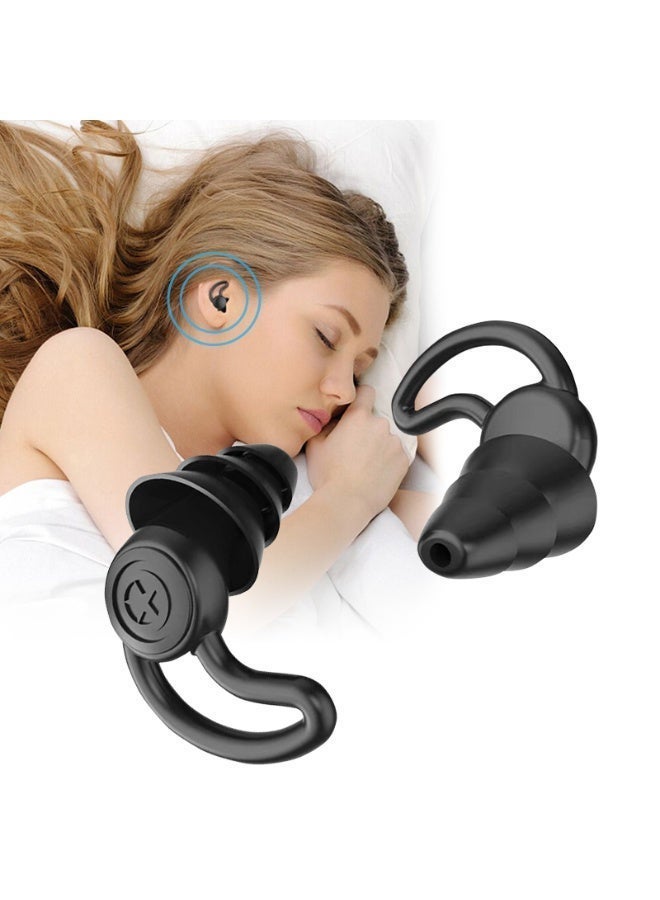 مخمدات الأذن المقاومة للماء للسباحة، مخمدات الأذن المضادة للضوضاء أثناء النوم، مخمدات الأذن المحترفة المضادة للحلق والخفض الضوضاء، مخمدات الأذن للمسكنات المقاومة للماء والهادئة - Image 1