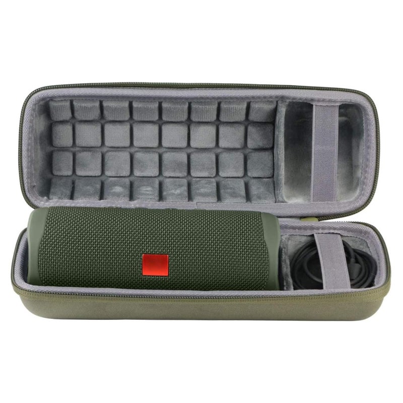 Co2Crea co2CREA Hard Travel Case Replacement for Flip 6 FLIP 5 Waterproof Portable Bluetooth Speaker (Green Case)  - Image 2