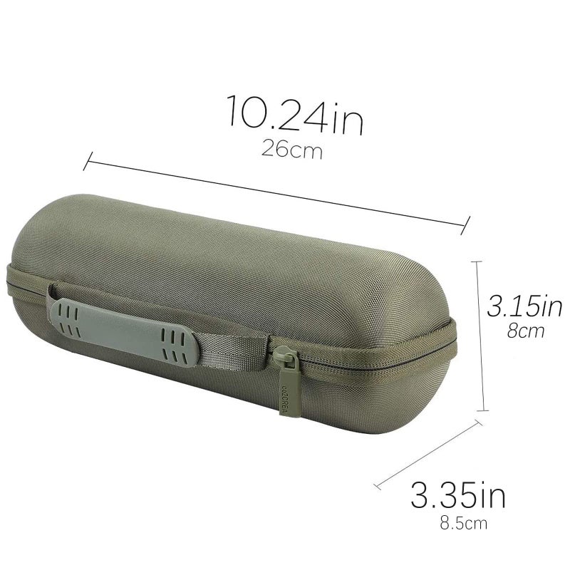 Co2Crea co2CREA Hard Travel Case Replacement for Flip 6 FLIP 5 Waterproof Portable Bluetooth Speaker (Green Case)  - Image 4