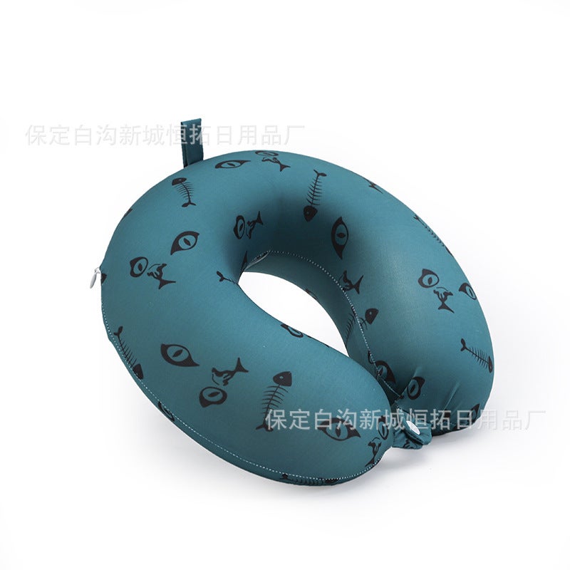 Wholesale U-shaped pillow custom logo office lunch break pillow neck pillow travel neck pillow aircraft car U-shaped pillow - Image 1