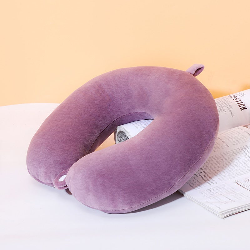 Wholesale U-shaped pillow custom logo office lunch break pillow neck pillow travel neck pillow aircraft car U-shaped pillow - Image 4
