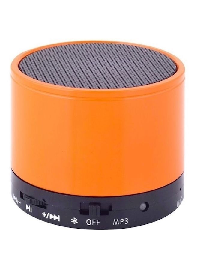 NIBEMINENT Portable Mini Wireless Multimedia Speaker Orange 