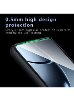 Generic Case for Xiaomi 14T 5G, Frosted Translucent Back Protective Slim Phone Cover, Anti-Fingerprints, Anti-Fall Drop Protection, Shockproof Case for Xiaomi 14T 5G (Black)  - Image 5