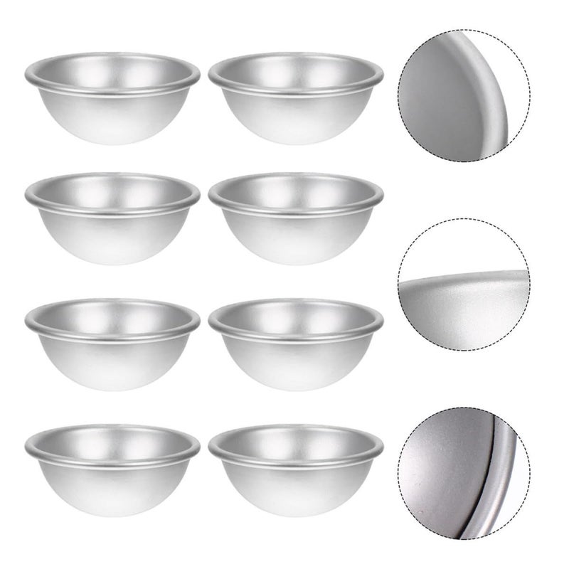 Aluminum Alloy Bath Bomb Molds 10Pcs Hemispherical DIY Soap Making Medium 5 8X2 8Cm - Image 5