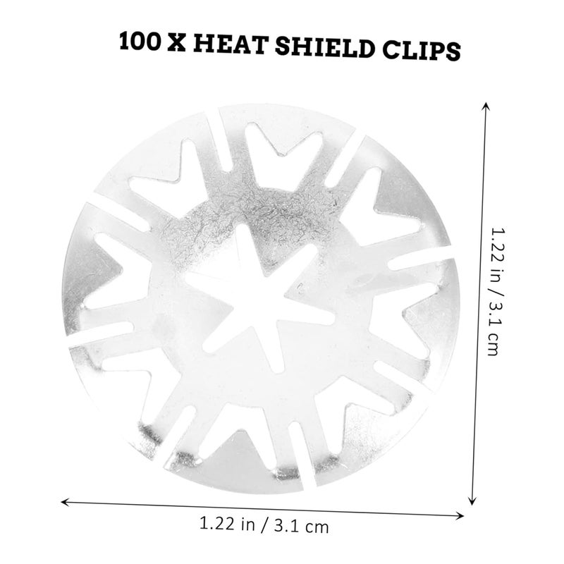 Wide daily application Veemoon 100pcs Internal Tooth Washers for Automotive Heat Shield Easy to Install Retainer Clips for Car Hood and Bonnet Protection Suitable for Vehicle Types Modern color selections - Image 5