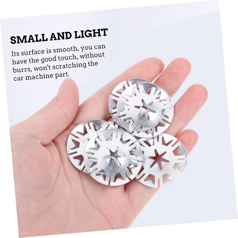 Wide daily application Veemoon 100pcs Internal Tooth Washers for Automotive Heat Shield Easy to Install Retainer Clips for Car Hood and Bonnet Protection Suitable for Vehicle Types Modern color selections - Image 3