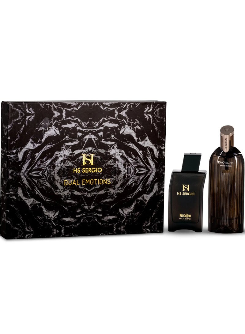 HS SERGIO Dual Emotions EDP For Men 2Pcs Gift Set - Image 2