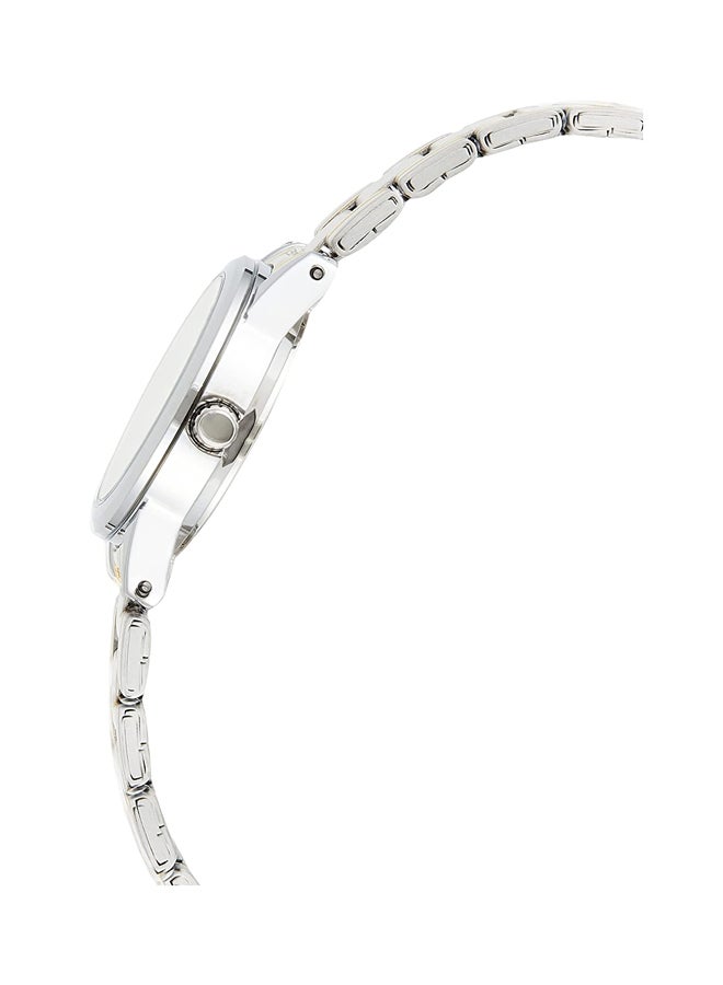 CASIO Women Stainless Steel Quartz Analog Watch LTP-V001SG-9BUDF - 31 mm - Silver/Gold - Image 3