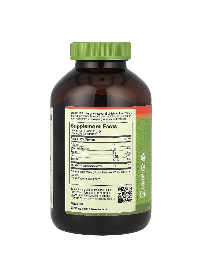 Nutrex Hawaii - Nutrex Hawaii, Pure Hawaiian Spirulina, Powder, 16 oz (454 g) - Image 1