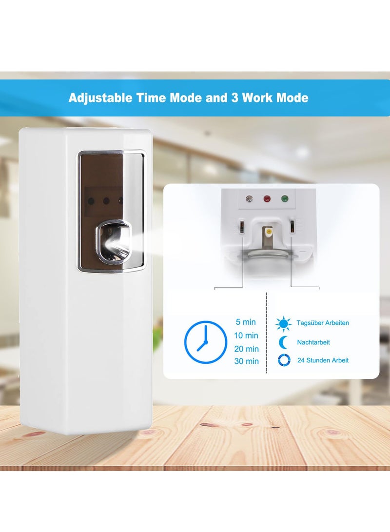 SOLARAE جهاز توزيع العطور التلقائي، مثبت على الحائط/قائم بذاته تجاري، موزع معطر هواء تلقائي من ABS لرذاذ العطر لموزع العطور في المنزل أو الغرفة أو المكتب أو الحمام - Image 2