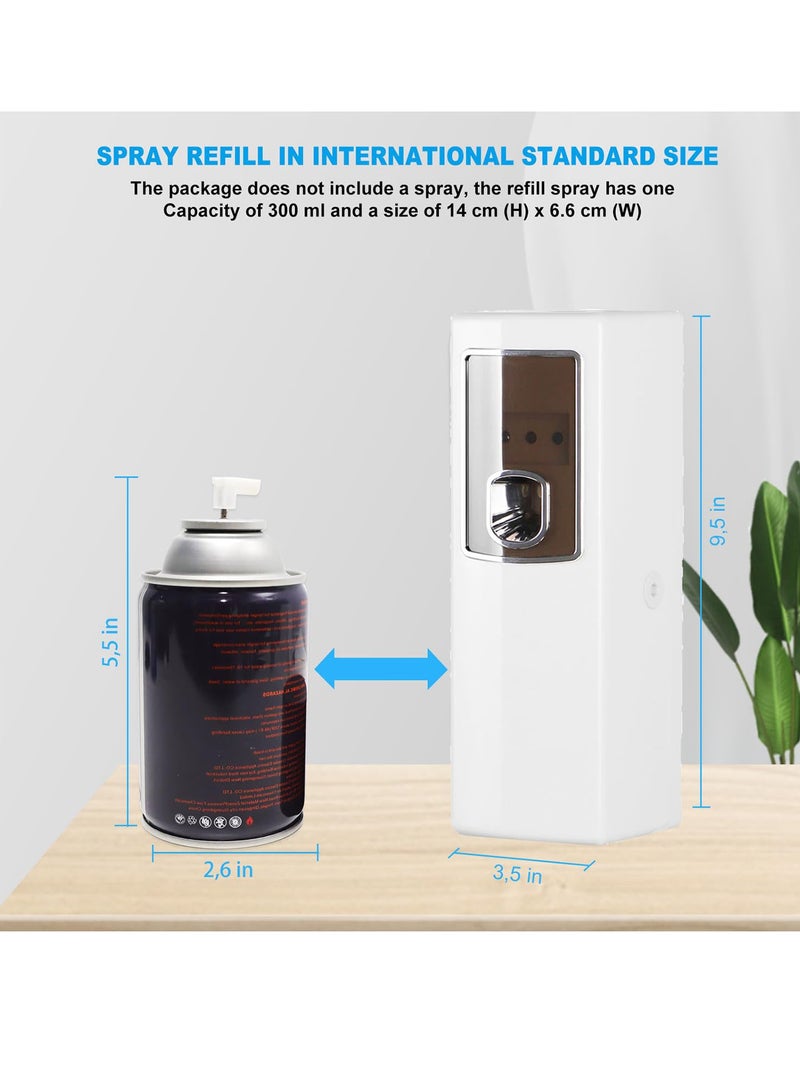 SOLARAE جهاز توزيع العطور التلقائي، مثبت على الحائط/قائم بذاته تجاري، موزع معطر هواء تلقائي من ABS لرذاذ العطر لموزع العطور في المنزل أو الغرفة أو المكتب أو الحمام - Image 3