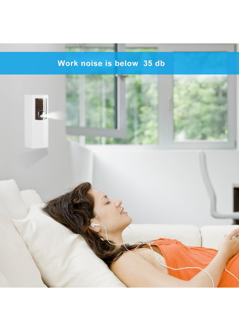 SOLARAE جهاز توزيع العطور التلقائي، مثبت على الحائط/قائم بذاته تجاري، موزع معطر هواء تلقائي من ABS لرذاذ العطر لموزع العطور في المنزل أو الغرفة أو المكتب أو الحمام - Image 5