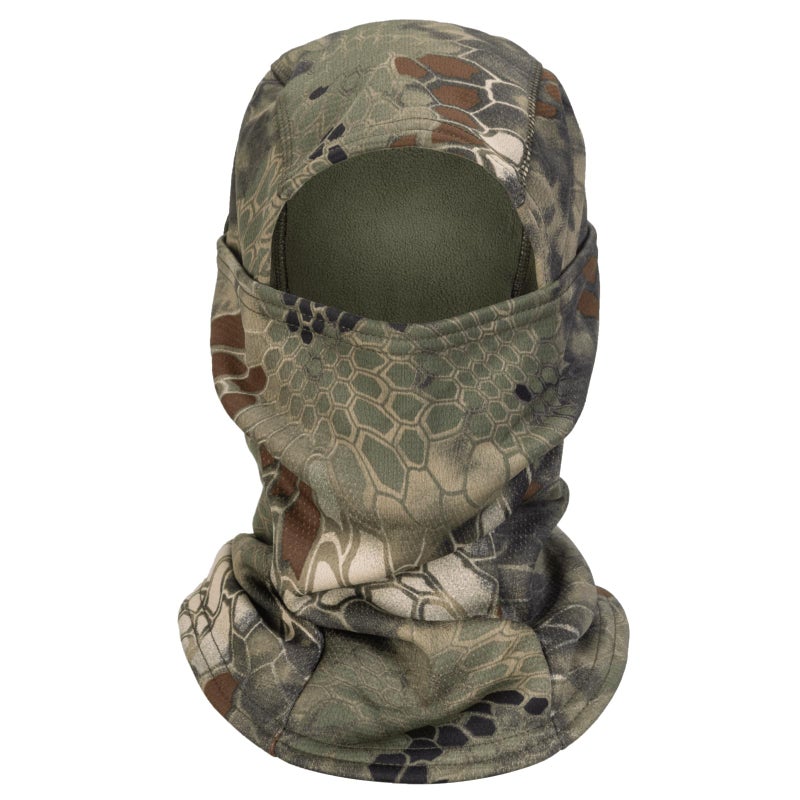 XY3545HS Camo Military Warm Balaclava for Winter Outdoors-Ski Maskï¼ŒHuntingï¼ŒFishingï¼ŒMotorcycle Windproofï¼ŒUnisexï¼ŒElastic (Camo Snake Green) - Image 1