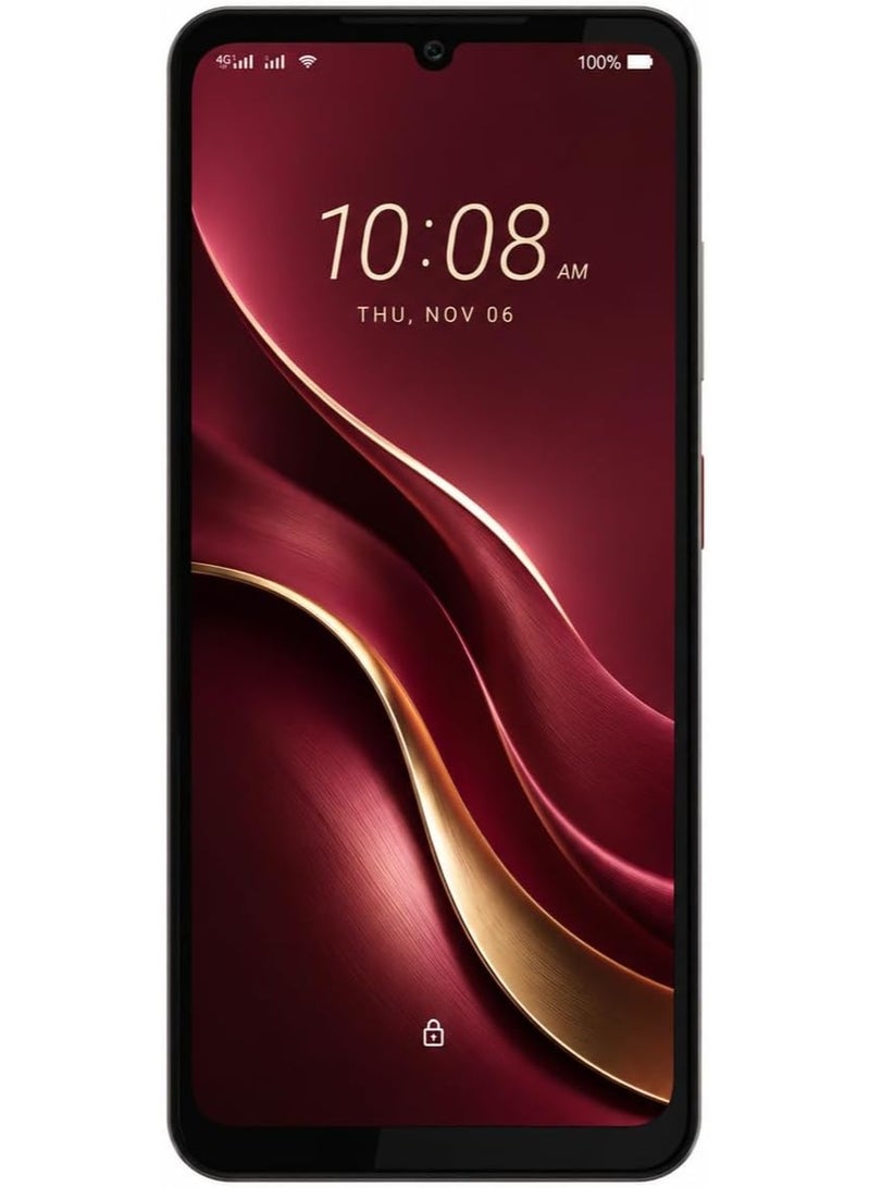 إتش تي سي هاتف Wildfire E7 Life 4G بشريحتين اتصال، لون ذهبي شامبين، ذاكرة عشوائية (RAM) بسعة 6+12 جيجابايت وذاكرة تخزين 128 جيجابايت، مع سماعة رأس HTC J06 مجانية – إصدار الشرق الأوسط. - Image 2