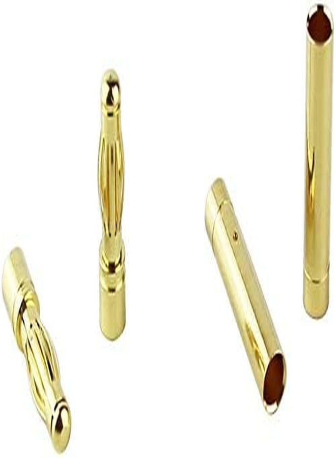 NObranded 40 PCS RC Bullet Connectors 4mm Male Female Gold Banana Bullet Connector Plug - Image 4