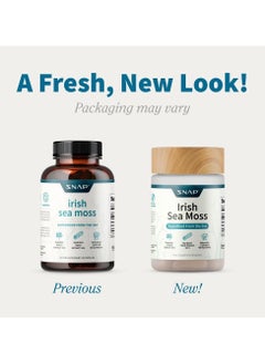 SNAP SUPPLEMENTS Irish Sea Moss Superfood From Sea With Bladder Wrack Extract Naturally Contains 92 Nutrients 60 Capsules  - Image 2