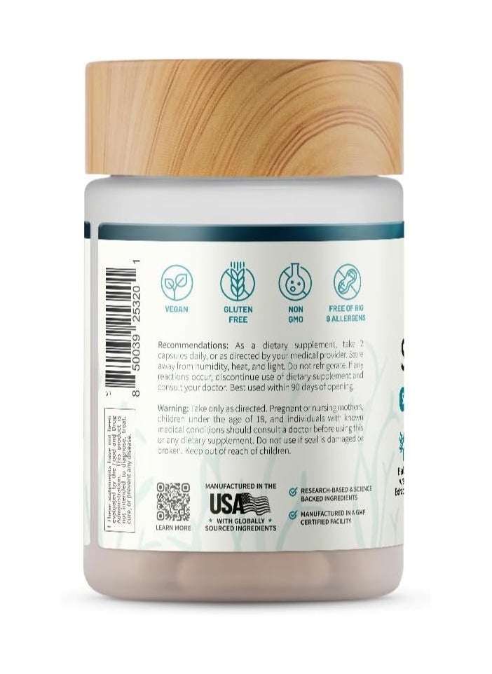 SNAP SUPPLEMENTS - Irish Sea Moss Superfood From Sea With Bladder Wrack Extract Naturally Contains 92 Nutrients 60 Capsules - Image 1