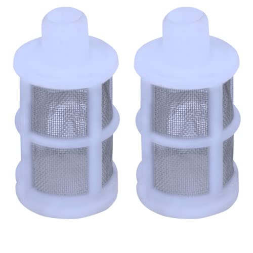 Agriansh Water Inlet Micro Pump Filter Stainless Steel Net Plastic Frame Used for Diaphragm Pump Inlet Hose Pipe - Image 1