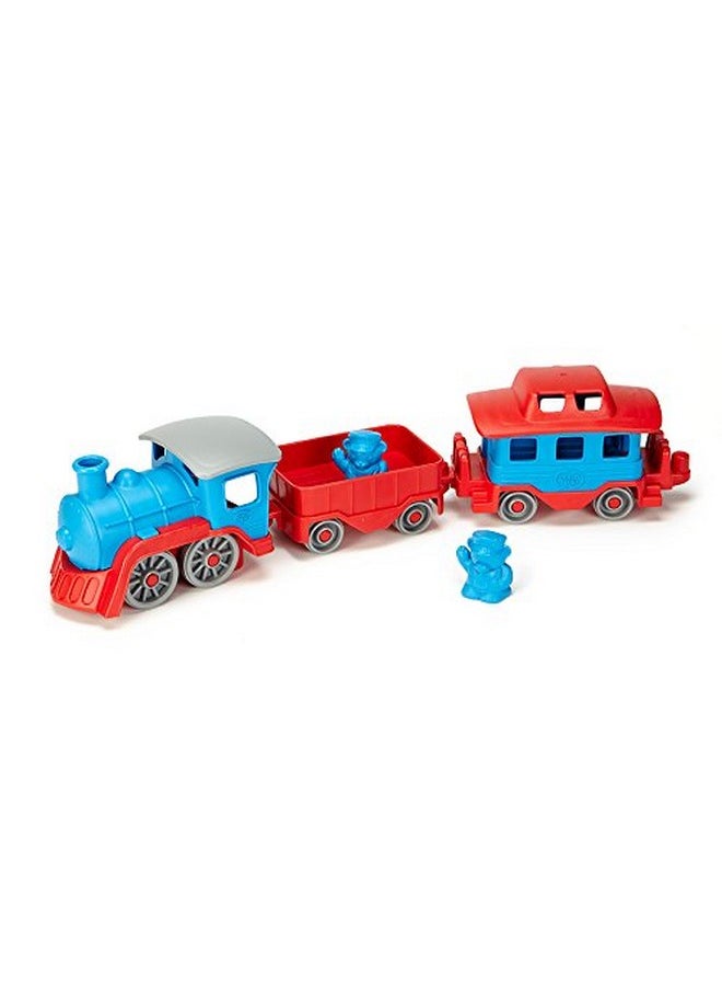 Green Toys Green Toys Train & Storybook Set - Pretend Play, Motor Skills, Reading, Kids Toy Vehicle Gift Set. No BPA, phthalates, PVC. Dishwasher Safe, Recycled Materials, Made in USA.  - Image 3