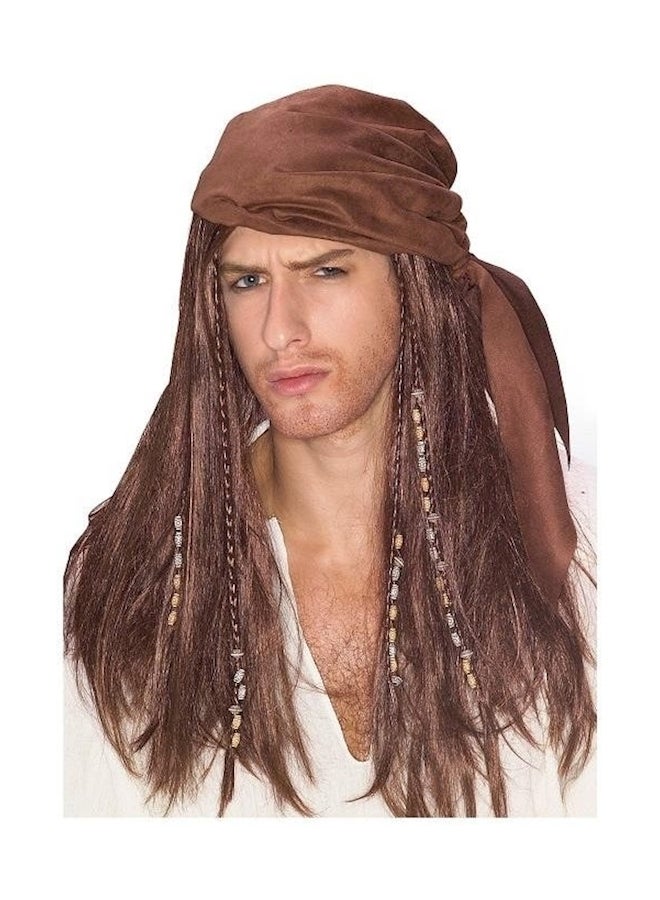 NIBEMINENT Caribbean Pirate Hair Wig
